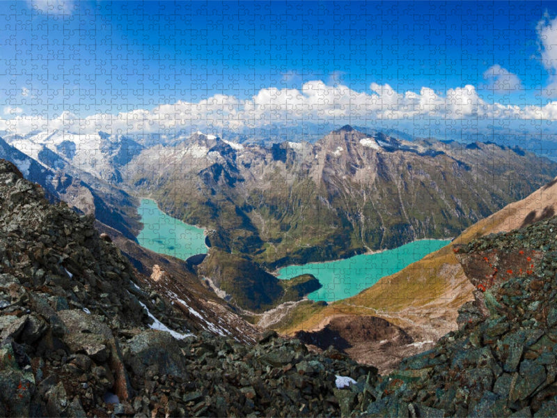 Die Mooserboden Stauseen in Kaprun - CALVENDO Foto-Puzzle'