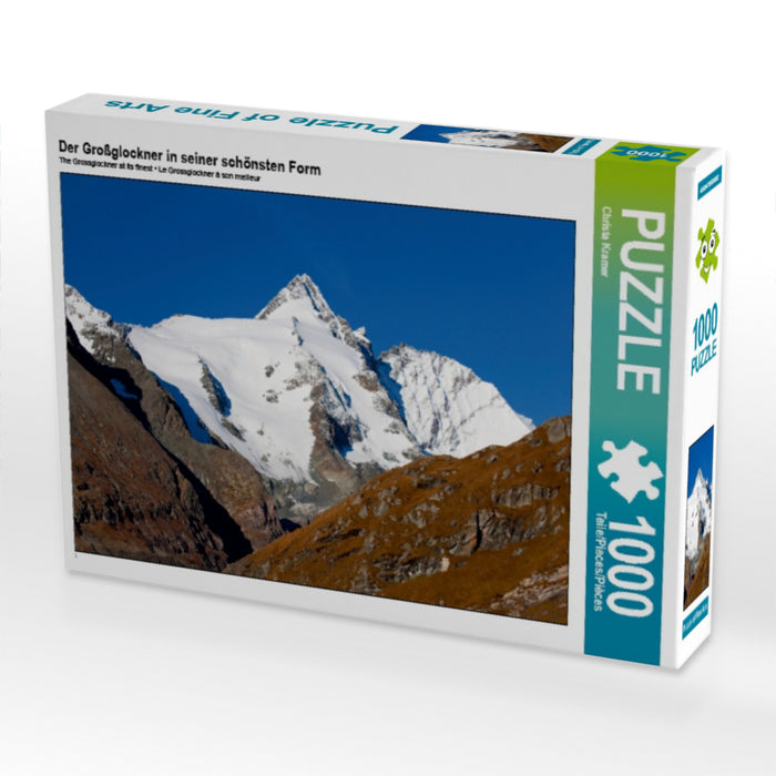 Der Großglockner in seiner schönsten Form 1000 Teile Puzzle quer - CALVENDO Foto-Puzzle'