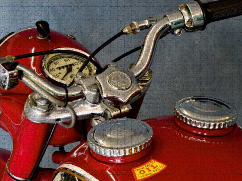 Ein Motiv aus dem Kalender Puch 250 SGS Motorrad - Oldie aus Österreich 1000 Teile Puzzle quer - CALVENDO Foto-Puzzle'