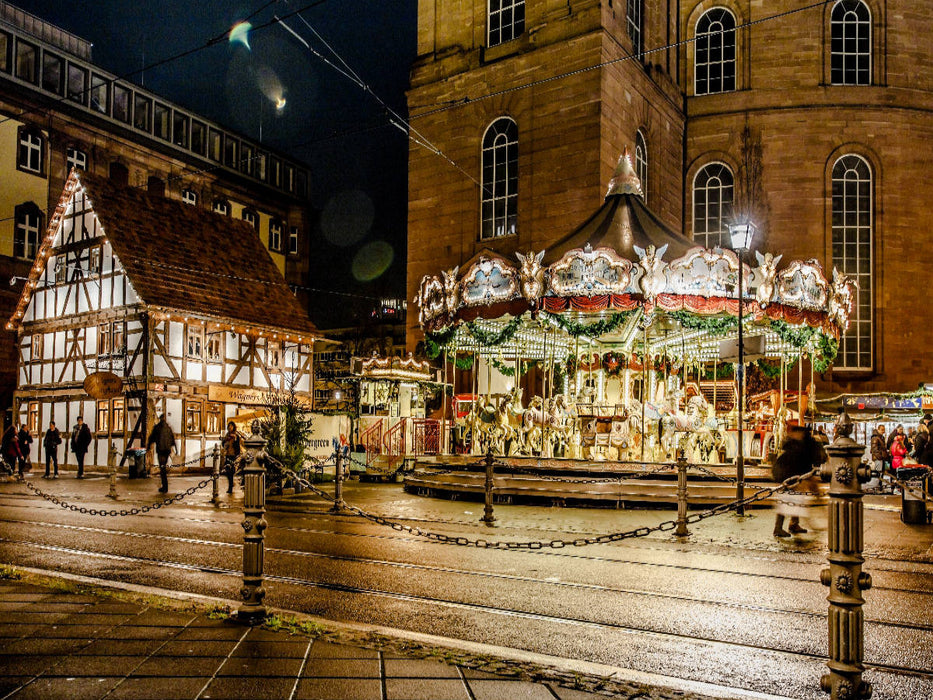 Weihnachtsmarkt - CALVENDO Foto-Puzzle'