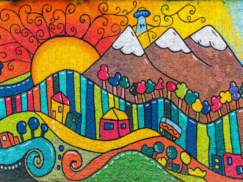 La Paz in Farben - CALVENDO Foto-Puzzle'
