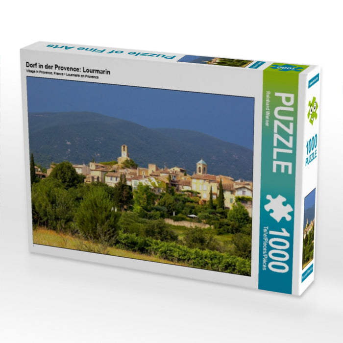 Dorf in der Provence: Lourmarin 1000 Teile Puzzle quer - CALVENDO Foto-Puzzle'
