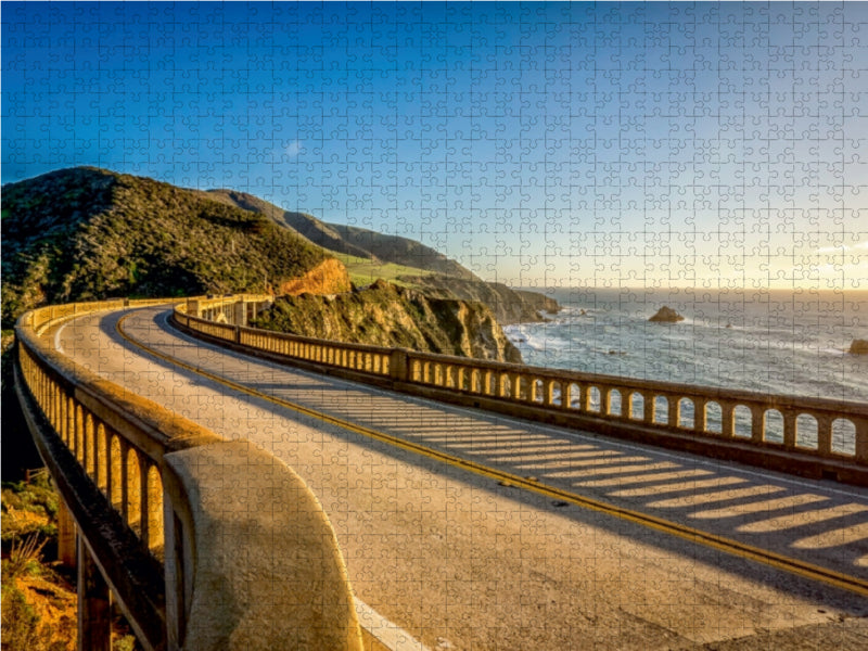 Bixby Creek Bridge 1000 Teile Puzzle quer - CALVENDO Foto-Puzzle'