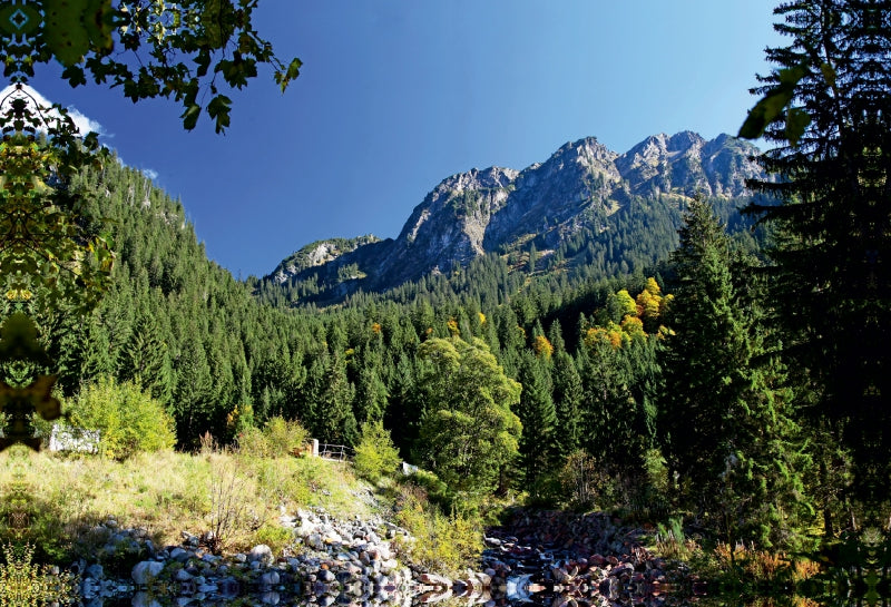 Premium Textil-Leinwand Im Montafon