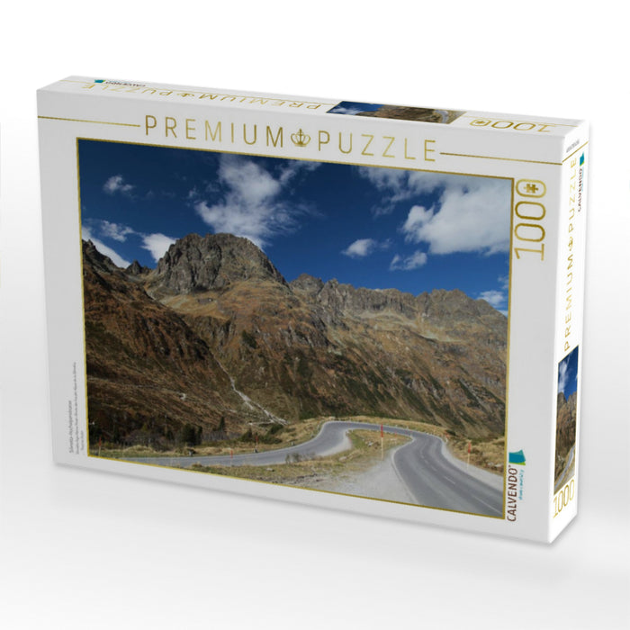 Silvretta-Hochalpenstrasse - CALVENDO Foto-Puzzle'