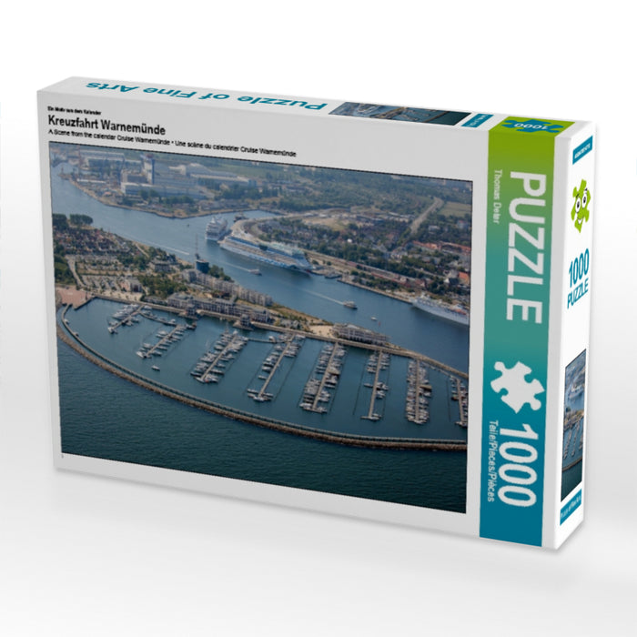 Ein Motiv aus dem Kalender Kreuzfahrt Warnemünde 1000 Teile Puzzle quer - CALVENDO Foto-Puzzle'
