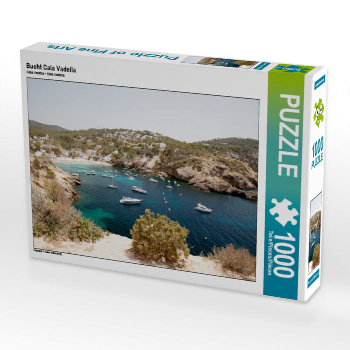 Bucht Cala Vadella 1000 Teile Puzzle quer - CALVENDO Foto-Puzzle'