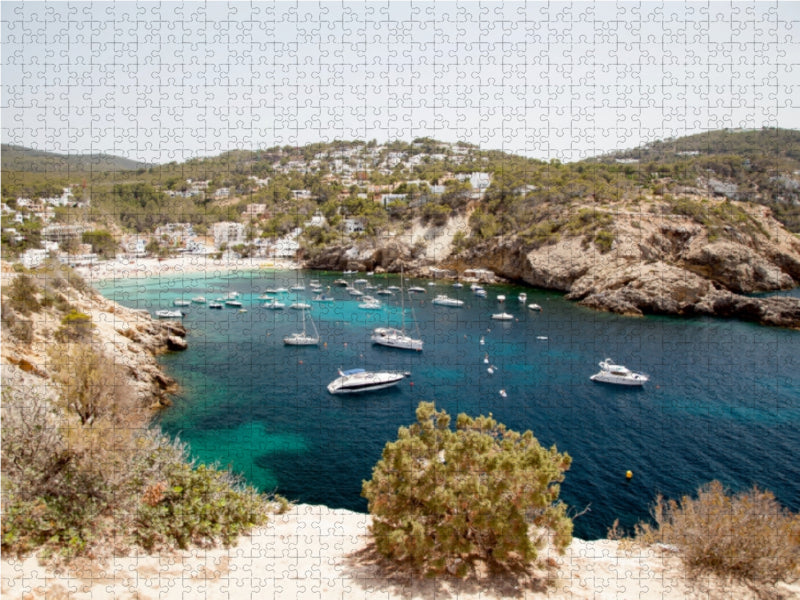 Bucht Cala Vadella 1000 Teile Puzzle quer - CALVENDO Foto-Puzzle'