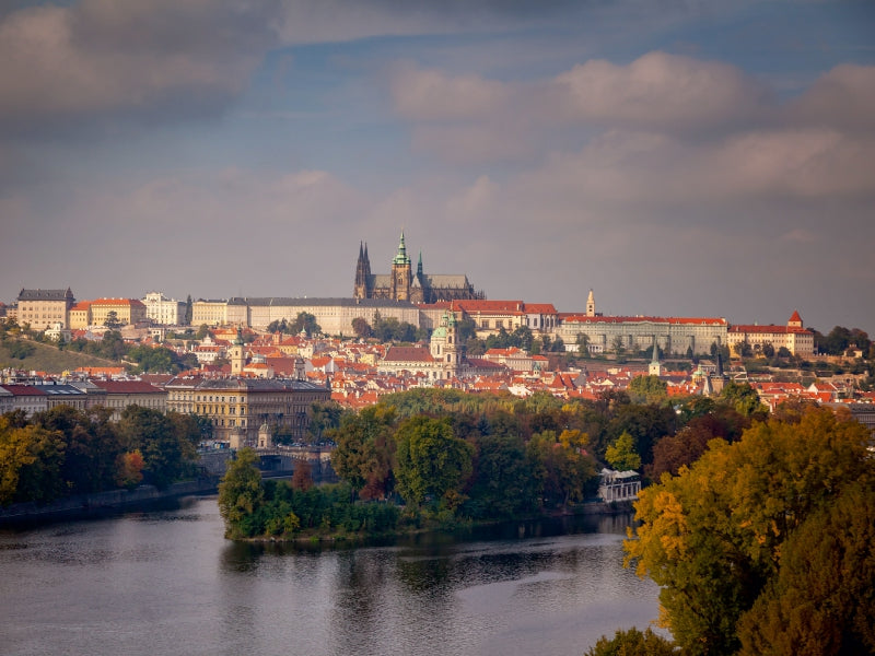 Panorama Prague with Prague Castle - CALVENDO photo puzzle 