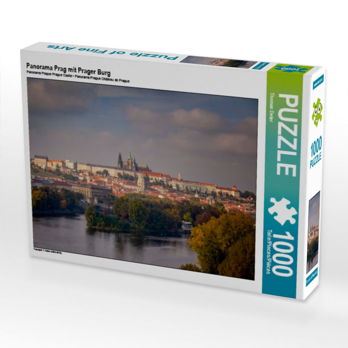 Panorama Prague with Prague Castle - CALVENDO photo puzzle 