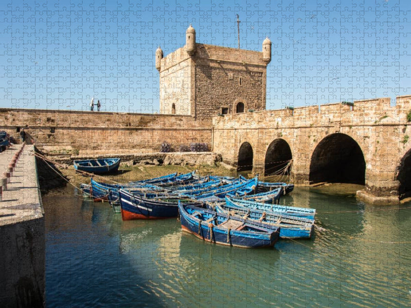 Hafen Essaouira - CALVENDO Foto-Puzzle'