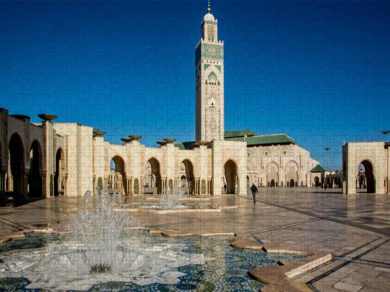 Hassan II. Moschee, Casablanca - CALVENDO Foto-Puzzle'