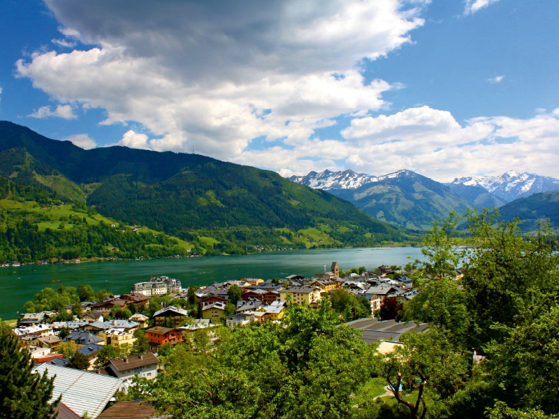 Über den Dächern von Zell am See 1000 Teile Puzzle quer - CALVENDO Foto-Puzzle'