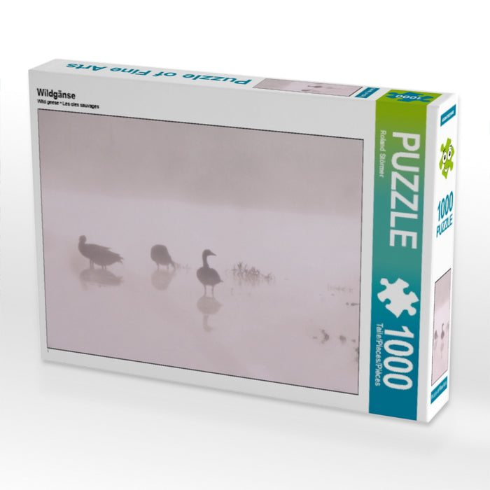 Wildgänse 1000 Teile Puzzle quer - CALVENDO Foto-Puzzle'