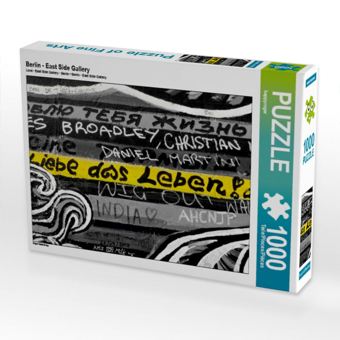 Berlin - East Side Gallery 1000 Teile Puzzle quer - CALVENDO Foto-Puzzle'