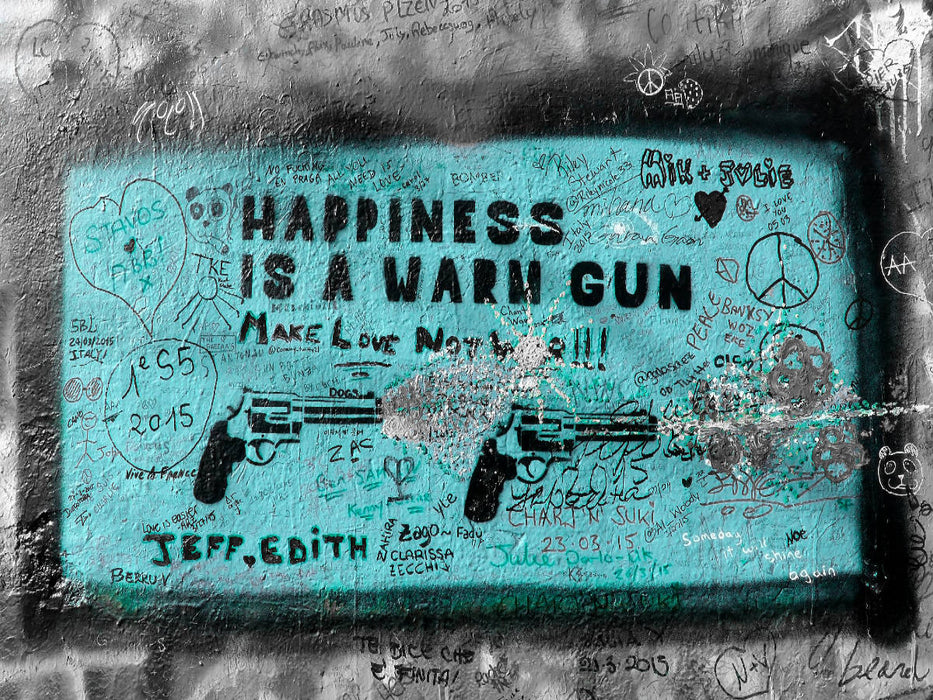 An der John Lennon Wall in Prag - CALVENDO Foto-Puzzle'