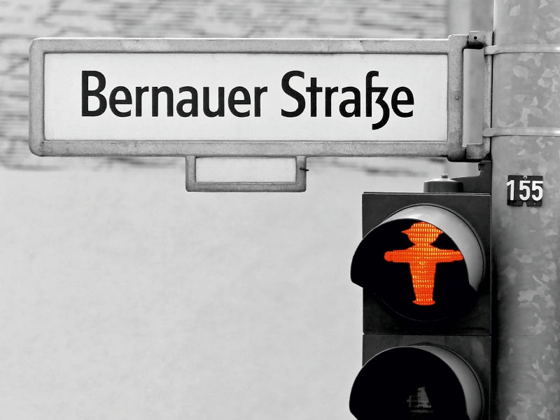 Geschichtsträchtige Straße in Berlin - Bernauer Straße 1000 Teile Puzzle quer - CALVENDO Foto-Puzzle'