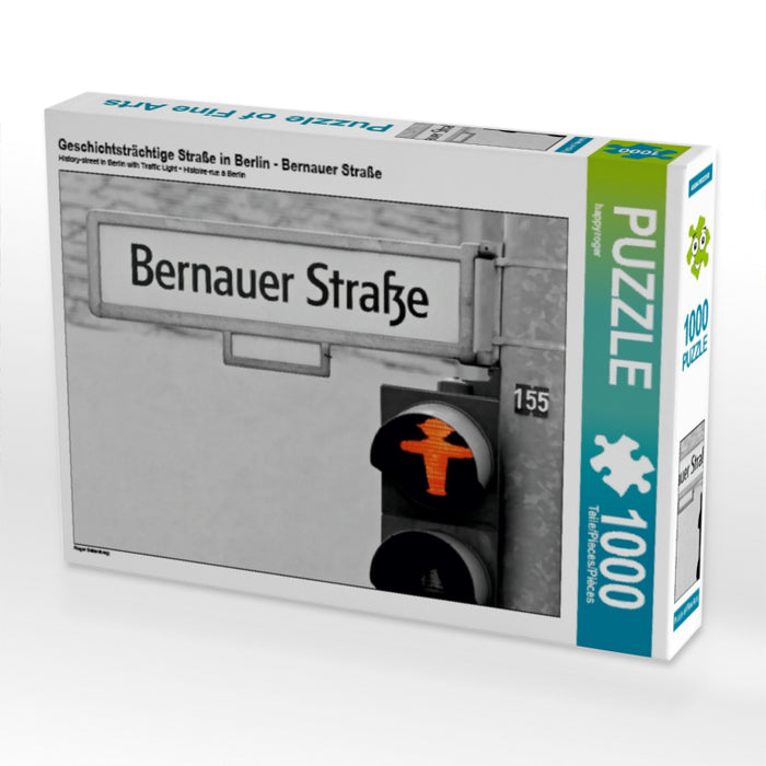 Geschichtsträchtige Straße in Berlin - Bernauer Straße 1000 Teile Puzzle quer - CALVENDO Foto-Puzzle'
