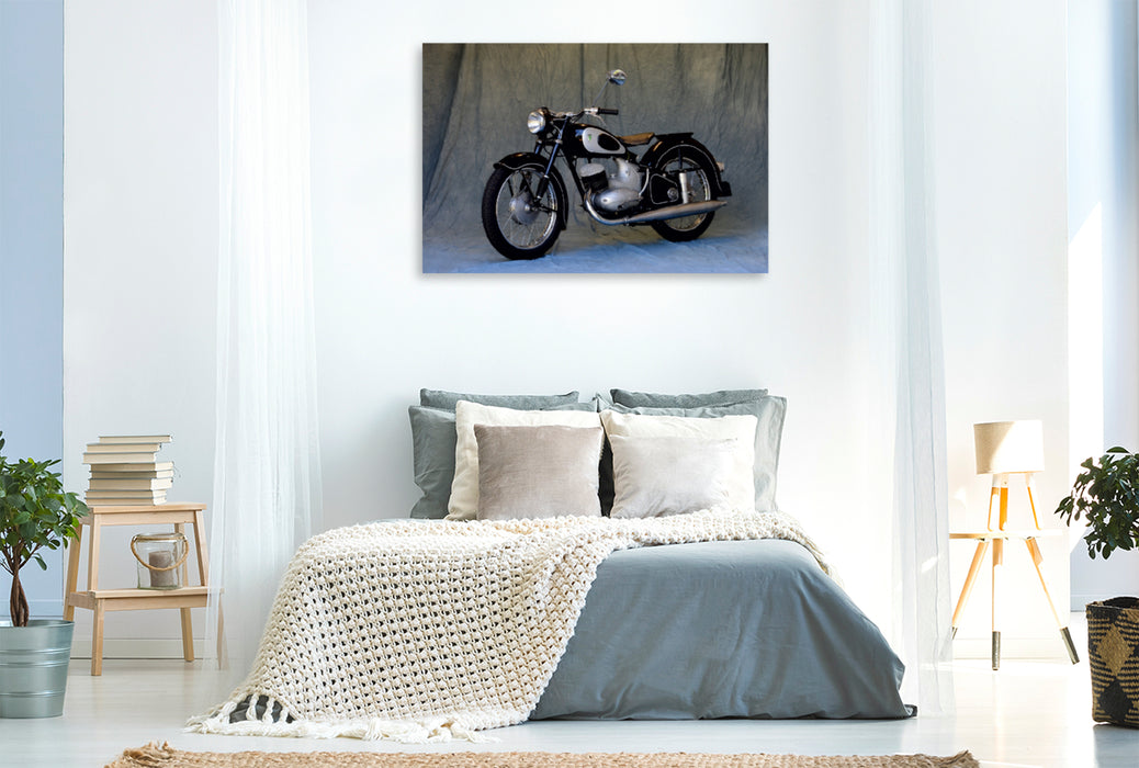 Premium Textil-Leinwand Premium Textil-Leinwand 120 cm x 80 cm quer Ein Motiv aus dem Kalender DKW RT 175 - Ein Motorrad der Auto Union