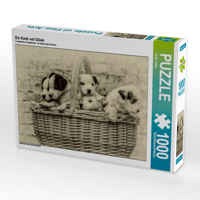 Ein Korb voll Glück 1000 Teile Puzzle quer - CALVENDO Foto-Puzzle'