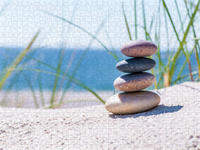 Steine in Balance - CALVENDO Foto-Puzzle'