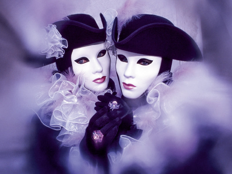 Venezianischer Karneval 1000 Teile Puzzle quer - CALVENDO Foto-Puzzle'