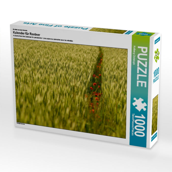 Ein Motiv aus dem Kalender Kalender für Rentner 1000 Teile Puzzle quer - CALVENDO Foto-Puzzle'