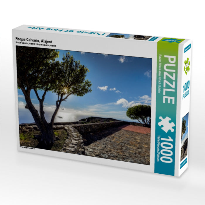 Roque Calvario, Alajeró 1000 Teile Puzzle quer - CALVENDO Foto-Puzzle'