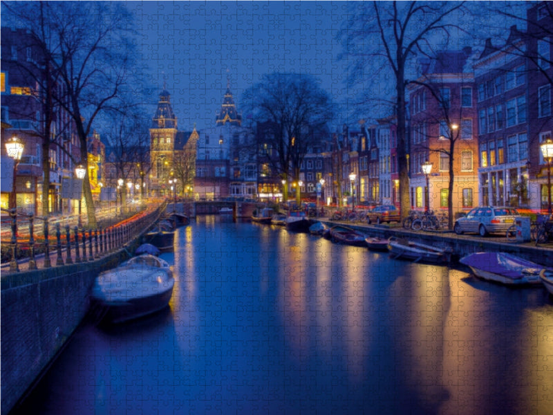 Amsterdam 1000 Teile Puzzle quer - CALVENDO Foto-Puzzle'