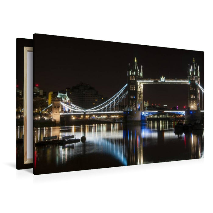 Premium Textil-Leinwand London
