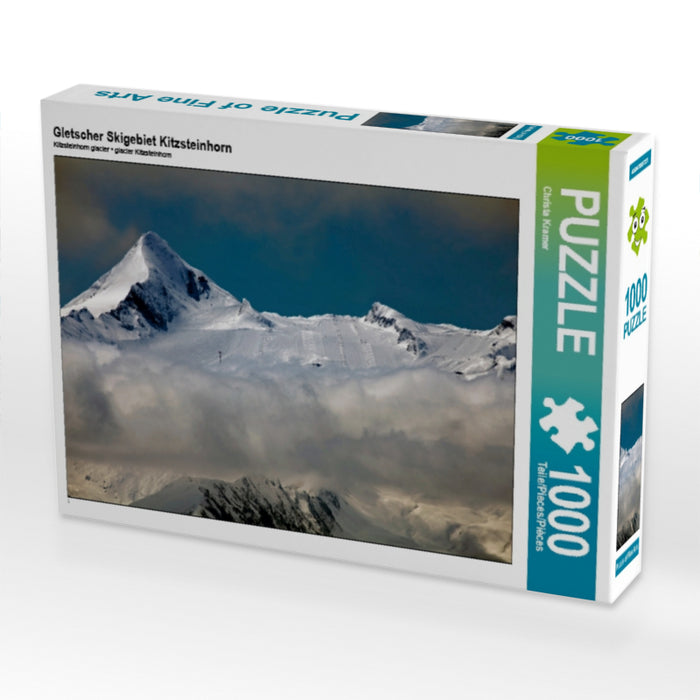 Gletscher Skigebiet Kitzsteinhorn 1000 Teile Puzzle quer - CALVENDO Foto-Puzzle'