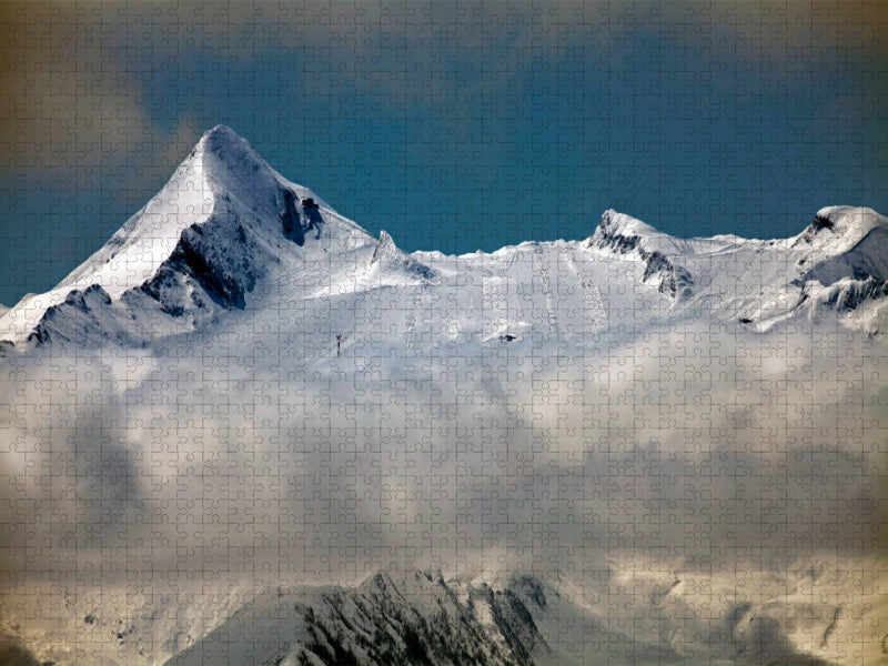 Gletscher Skigebiet Kitzsteinhorn - CALVENDO Foto-Puzzle'