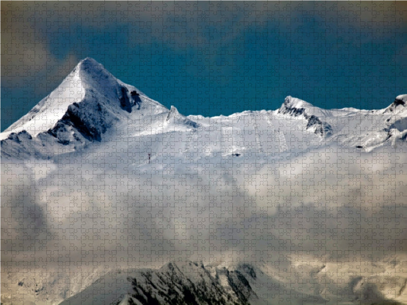 Gletscher Skigebiet Kitzsteinhorn 1000 Teile Puzzle quer - CALVENDO Foto-Puzzle'