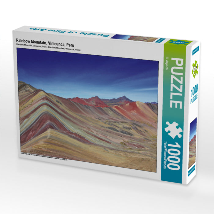 Rainbow Mountain, Vinicunca, Peru - CALVENDO photo puzzle 