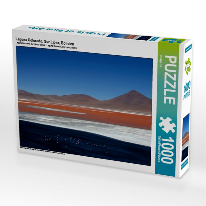 Laguna Colorado, Sur Lípez, Bolivien 1000 Teile Puzzle quer - CALVENDO Foto-Puzzle'