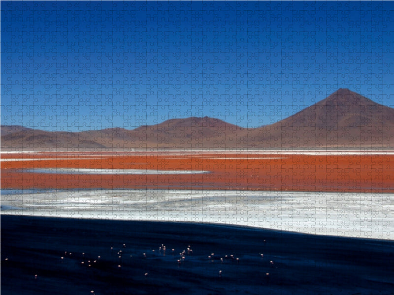 Laguna Colorado, Sur Lípez, Bolivien 1000 Teile Puzzle quer - CALVENDO Foto-Puzzle'