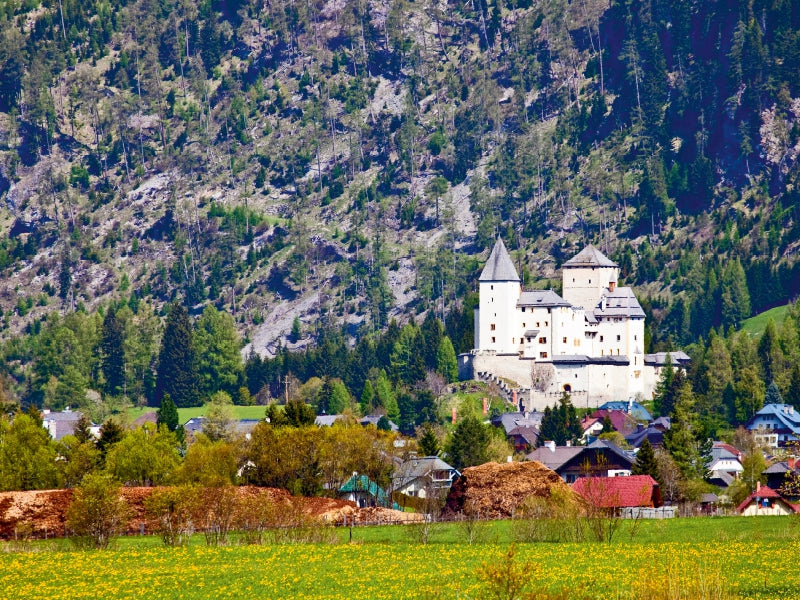 Die Burg Mauterndorf 1000 Teile Puzzle quer - CALVENDO Foto-Puzzle'