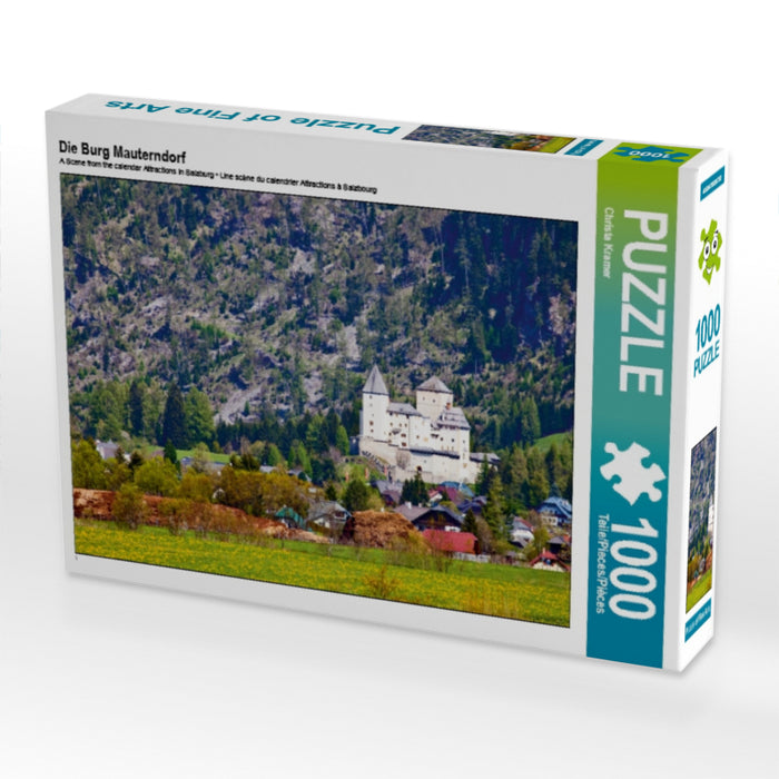 Die Burg Mauterndorf 1000 Teile Puzzle quer - CALVENDO Foto-Puzzle'