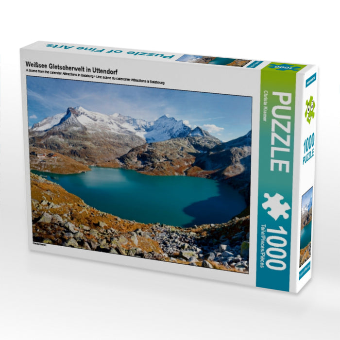 Weißsee Gletscherwelt in Uttendorf 1000 Teile Puzzle quer - CALVENDO Foto-Puzzle'