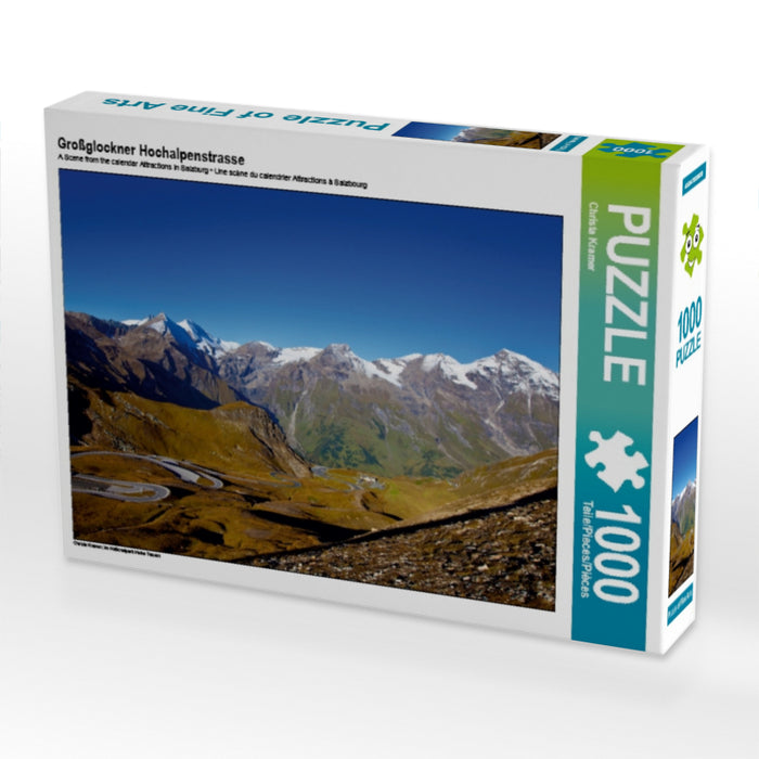 Großglockner Hochalpenstrasse 1000 Teile Puzzle quer - CALVENDO Foto-Puzzle'