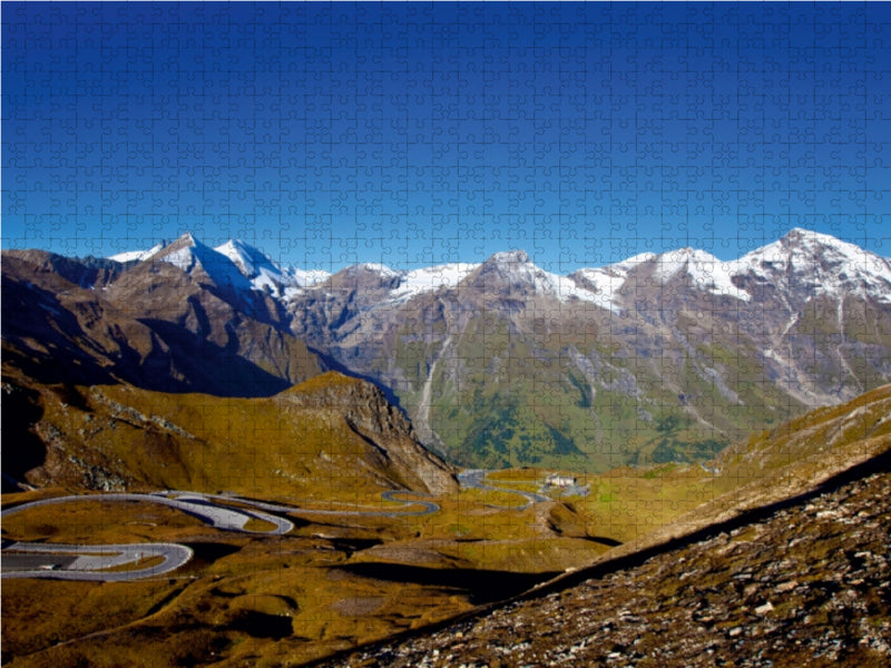 Großglockner Hochalpenstrasse 1000 Teile Puzzle quer - CALVENDO Foto-Puzzle'