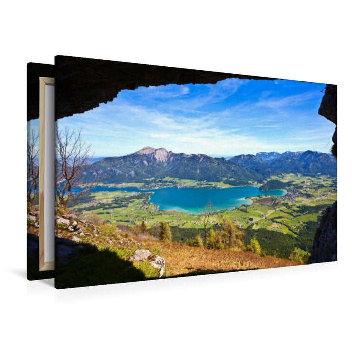 Premium Textil-Leinwand Der Wolfgangsee
