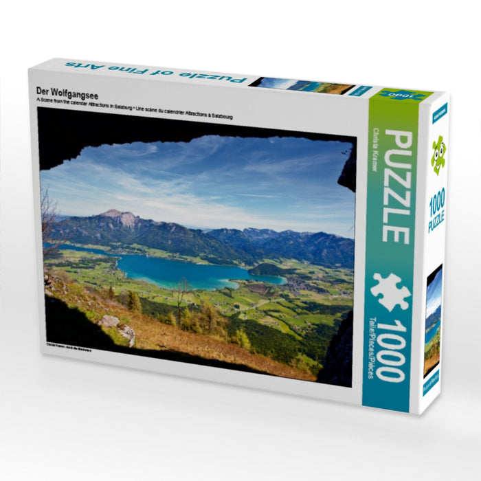 Le lac Wolfgangsee - Puzzle photo CALVENDO 