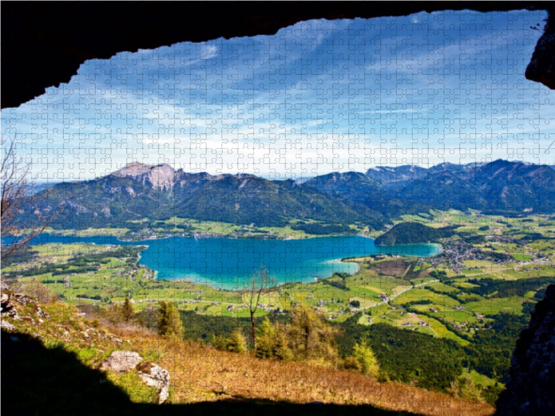 Le lac Wolfgangsee - Puzzle photo CALVENDO 