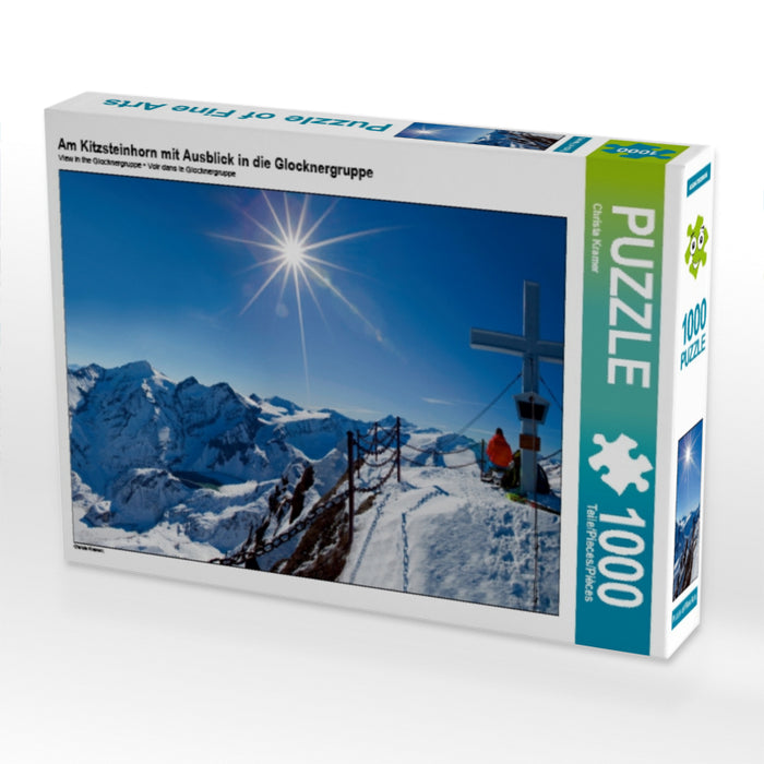 Am Kitzsteinhorn mit Ausblick in die Glocknergruppe 1000 Teile Puzzle quer - CALVENDO Foto-Puzzle'