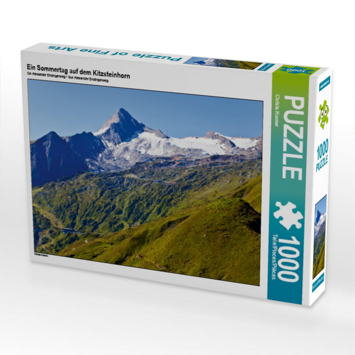 Ein Sommertag auf dem Kitzsteinhorn 1000 Teile Puzzle quer - CALVENDO Foto-Puzzle'
