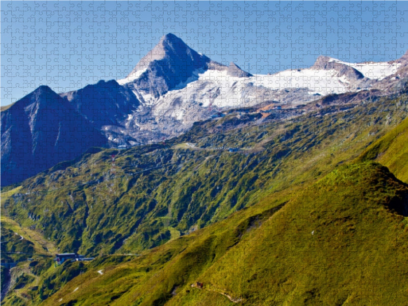 Ein Sommertag auf dem Kitzsteinhorn 1000 Teile Puzzle quer - CALVENDO Foto-Puzzle'