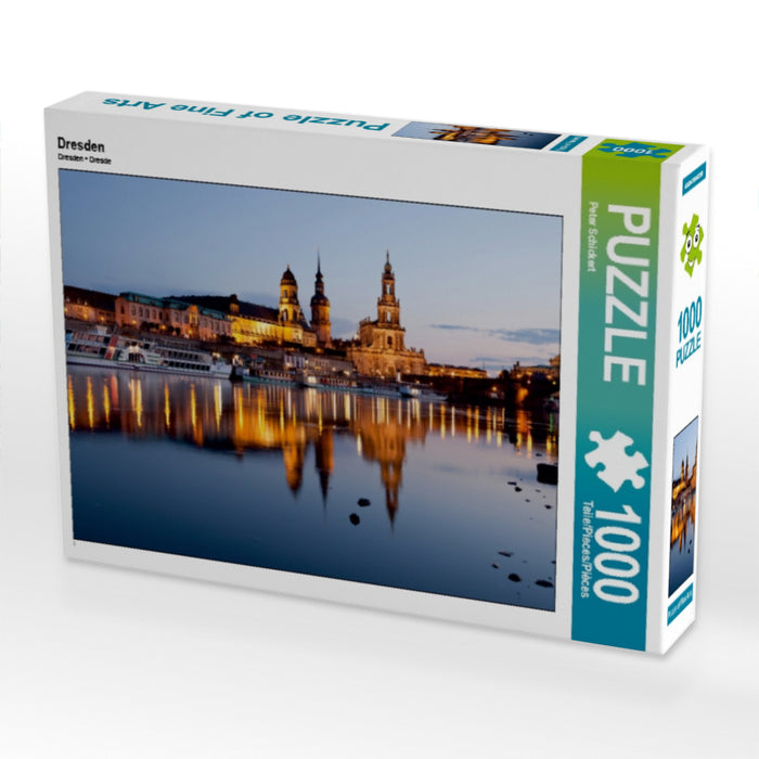 Dresden 1000 Teile Puzzle quer - CALVENDO Foto-Puzzle'