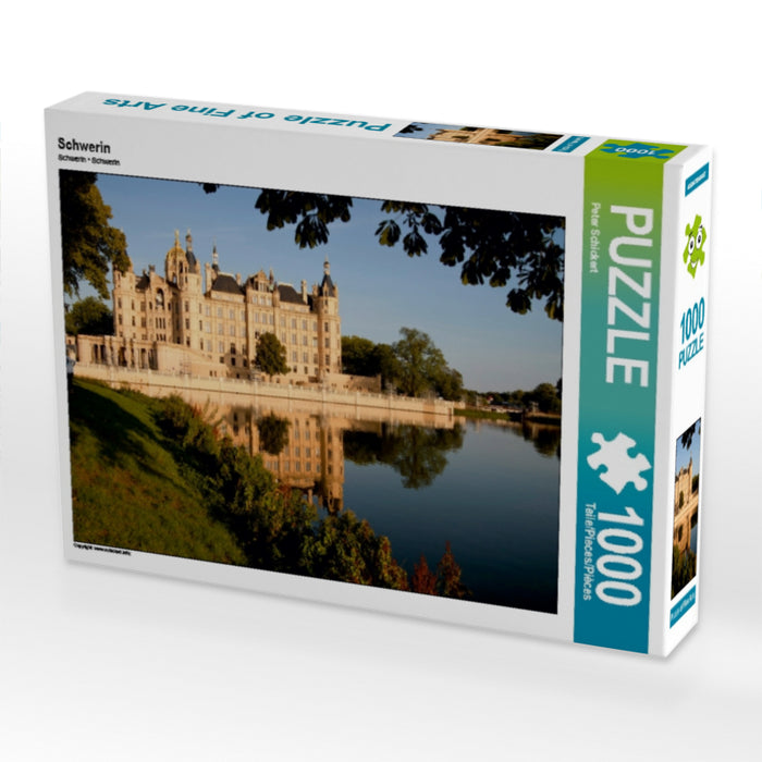 Schwerin 1000 Teile Puzzle quer - CALVENDO Foto-Puzzle'