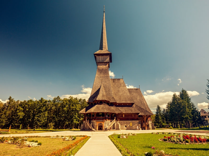 Wooden church near Sapânta - CALVENDO photo puzzle 